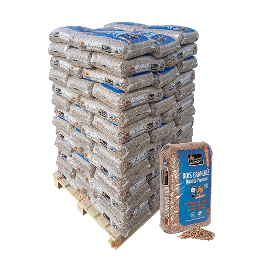 Granulés de bois Woodstock – 78 sacs de 15 kg